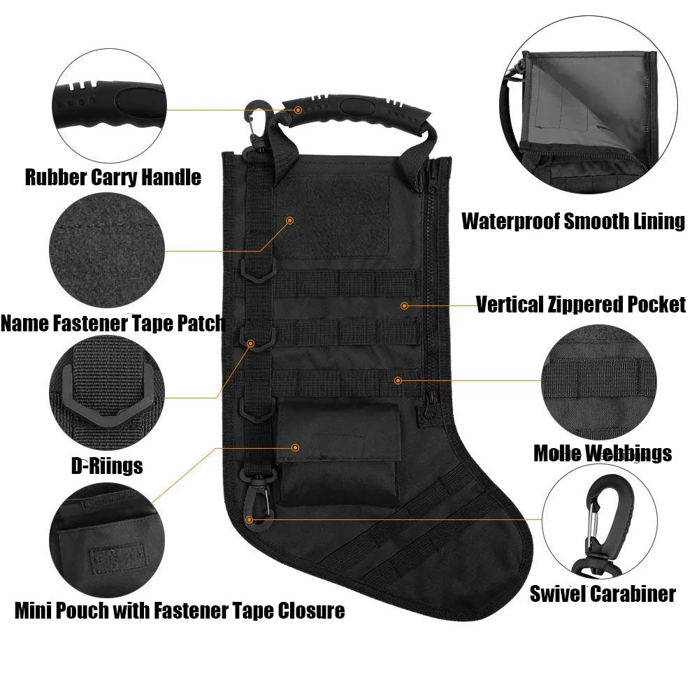 Tactical Molle Christmas Stocking Bag Dump Drop Pouch Utility Storage Bag Military Combat Hunting Magazine Pouches
