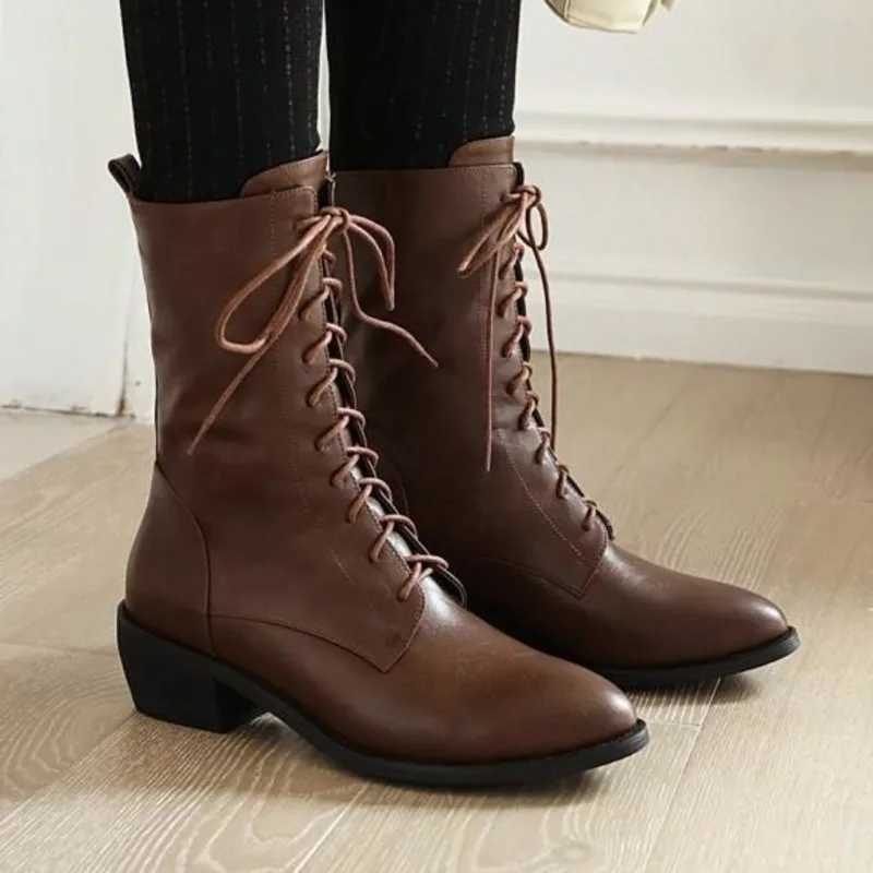 

Ботинки мартинсы для женщин, новинка 2020, универсальные короткие ботинки в британском стиле, женские осенне-зимние ботинки, ботинки большого...