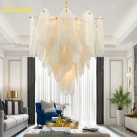 post modern luxury led pendant lights lighitng modern large flowers pendant lamp for living room bedroom hotel hall hanging lamp