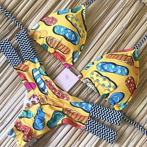 Бикини 2019 пикантный женский купальник бандаж лямка через шею пляжная одежда купальные костюмы пуш-ап купальник женский бразильский комплект бикини