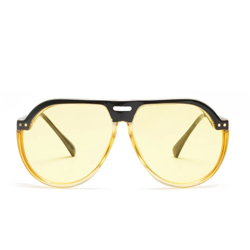 Новинка 2019 европейские и американские солнечные очки Ретро стиль двойной луч