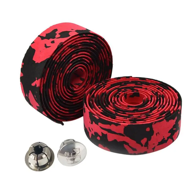 Красочные велосипедные ручки велосипедный пояс пробковый Руль Лента обмотка 2