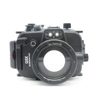 40m130ft waterproof camera housing for canon g5x underwater drifting surfing swimming diving case