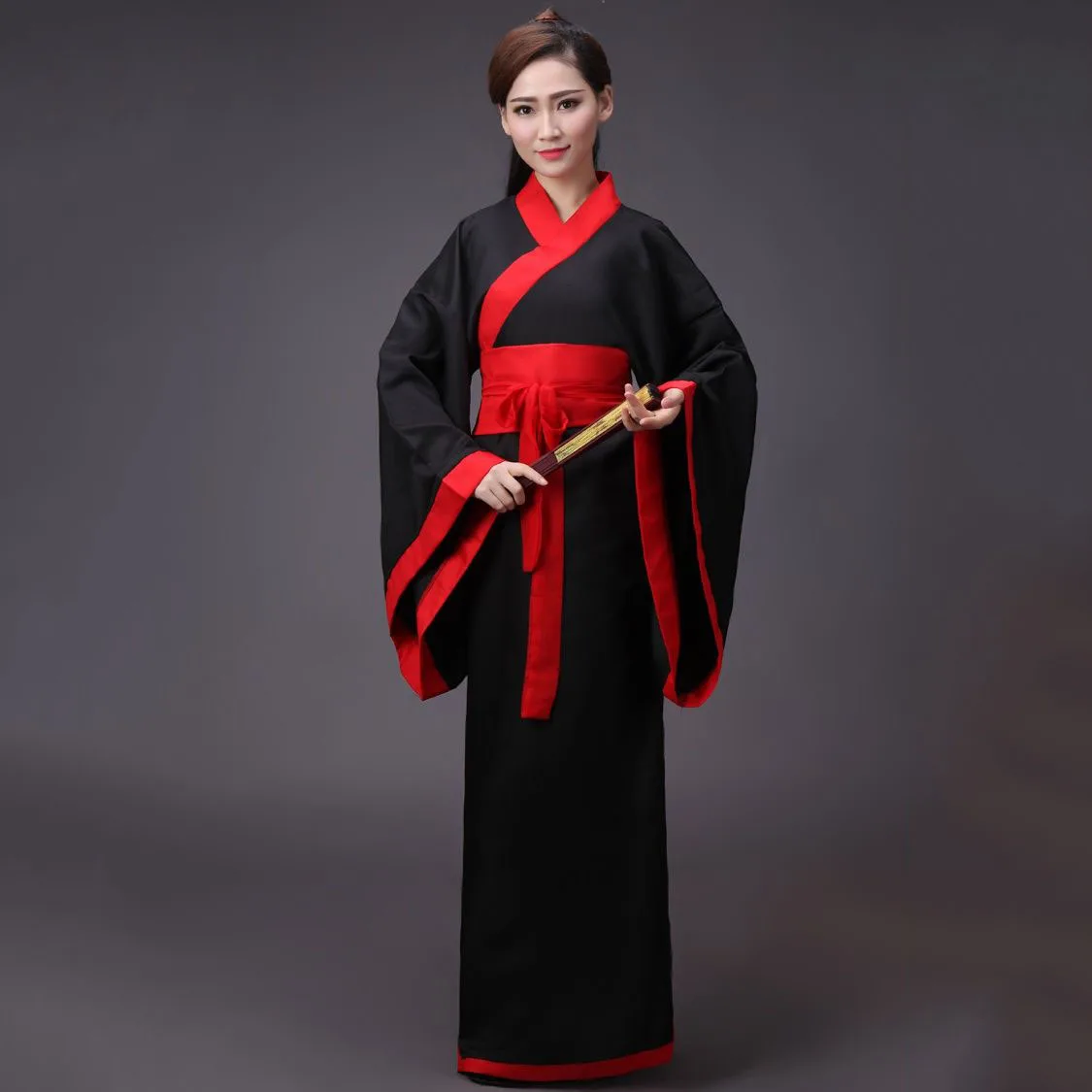 Китайское традиционное платье для мужчин и женщин костюм Hanfu Tang династии