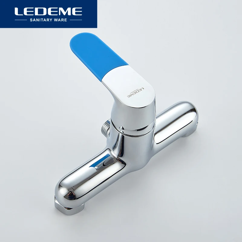 LEDEME Faucet L2053 Смеситель для душевой кабины Латунь Цвет: Хром | Обустройство дома