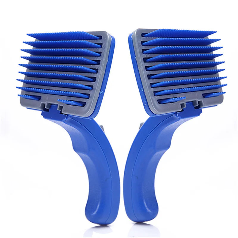 Selling automatic comb hair removal trumpet tuen comb the hair pet dog massage comb with blister packaging pet cleaning supplies images - 6