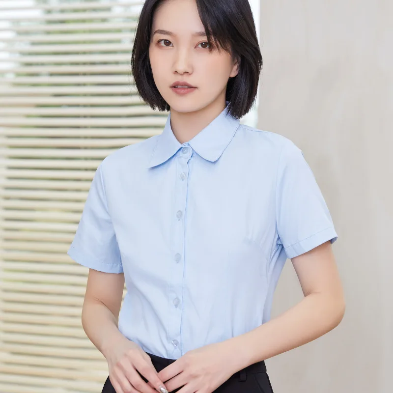 

Korean Shirts Women White Shirt Office Lady Solid Pink Shirts Blouse Casual Woman Basic Blouse Tops Plus Size Women Shirt Top