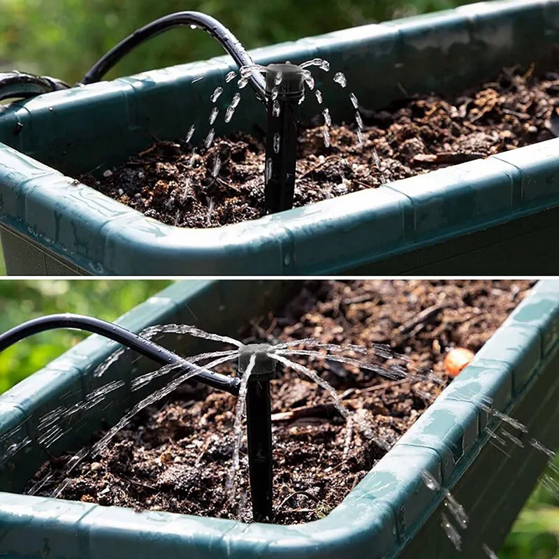 

150 Pcs Drip Irrigation System Kits Adjustable Irrigation Drippers Drip Sprinklers Emitters for Vegetable Gardens