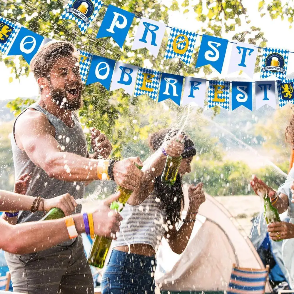 Немецкий баннер на Октоберфест подвесной флаг баварское пиво фестиваль