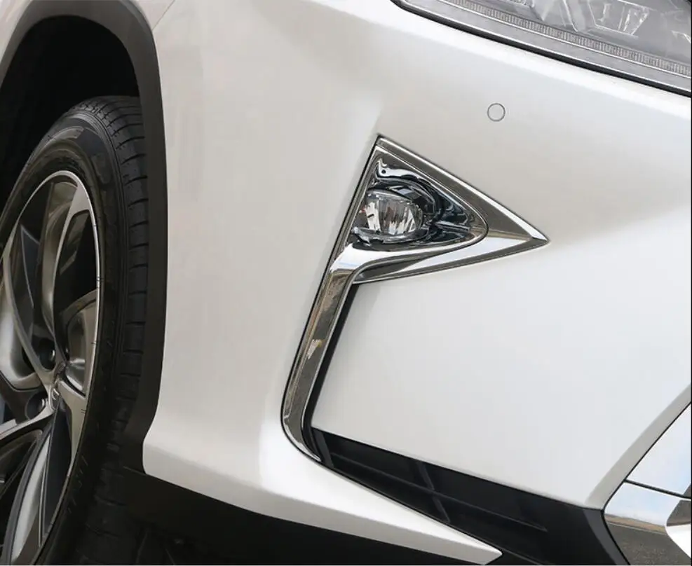 ABS хром передняя лампа свет крышка отделка для LEXUS RX200t/450 h 2016 2017 2018 Бесплатная