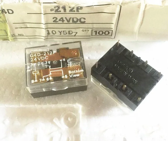 

NEW 24V relay G4D-212P 24VDC G4D-212P-24VDC G4D212P 24VDC DC24V 24V 8PIN