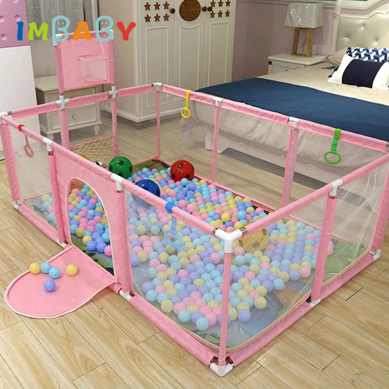 IMBABY забор для ребенка складной детский манеж детей сухие шары бассейна Детские