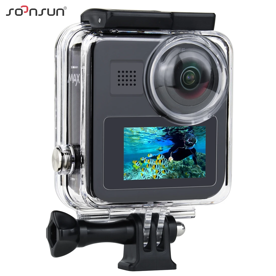 Водонепроницаемый корпус SOONSUN 40 м защитный футляр чехол для дайвинга GoPro Max