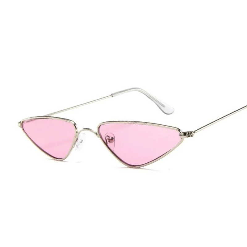 

2020 Pink Women Cat Eye Sunglasses Cute Sexy Brand Designer Summer Retro Small Frame Black Red Cateye Sun Glasses