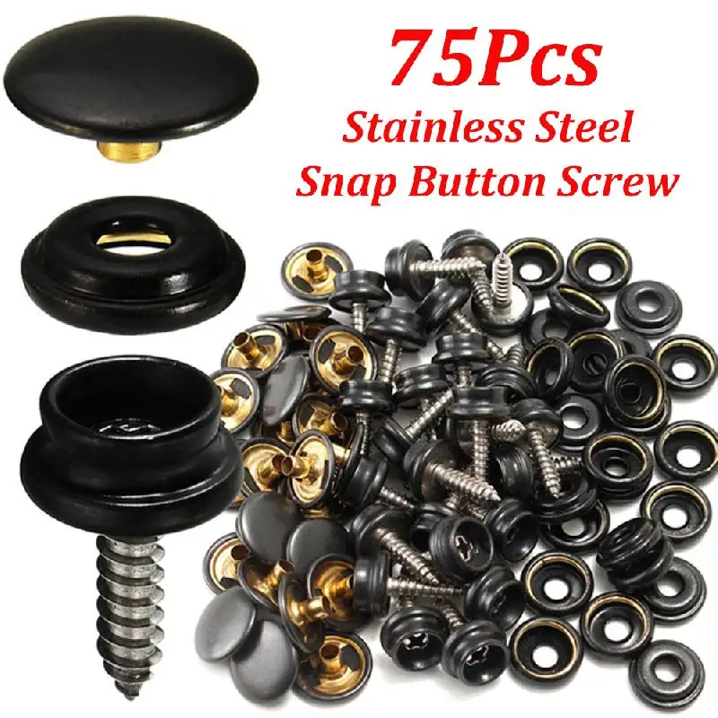 75 шт. 25 комплектов 15 мм набор винтовых зажимов для крышки лодки|Морское