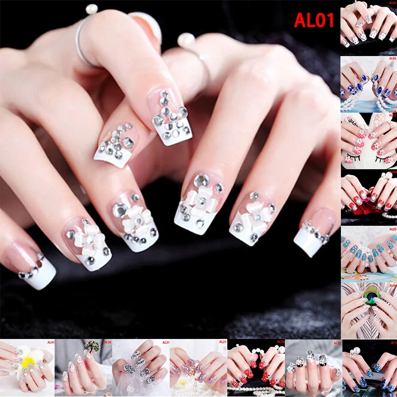 

5D Engraved Nails Sticker Flower Template Decals Tool DIY Manicure Decor Tools