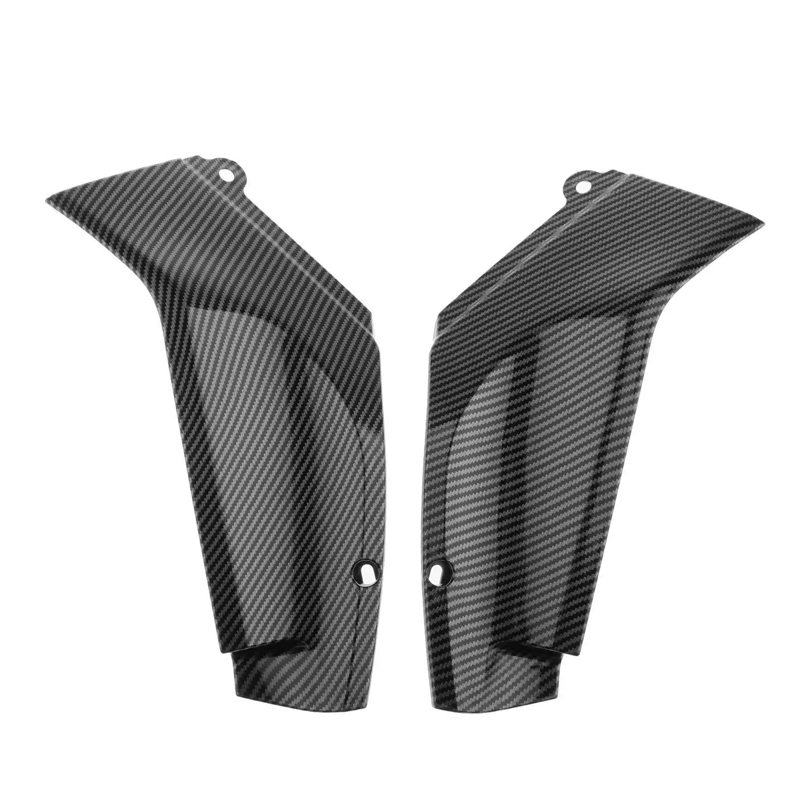 

1 Pair Motorcycle Carbon Fiber Gas Tank Side Trim Cover Panel Fairing for Yamaha R1 1998-2001 Black