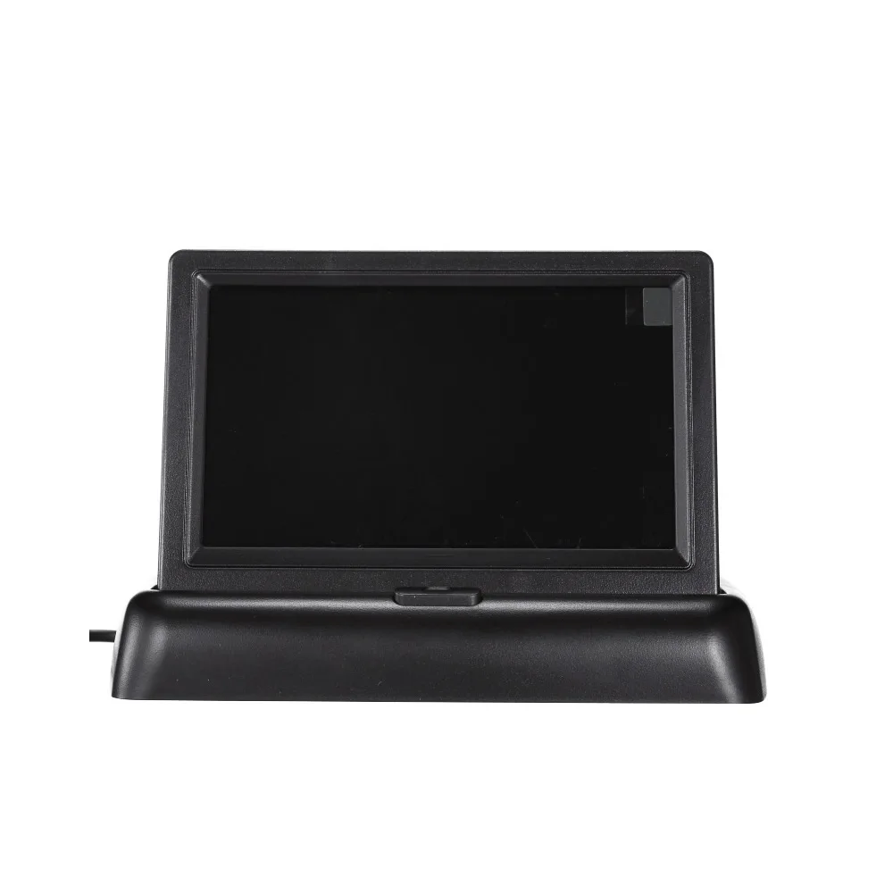 Складной дисплей DONPHIA 4 3 'с 2 входами для камеры складной экран|Монитор и CCTV| |