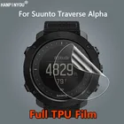 10 шт для Suunto траверс Alpha Смарт-часы ультра прозрачный полный Чехол из мягкого ТПУ с гидрогель пленка Экран протектор-не калёное Стекло