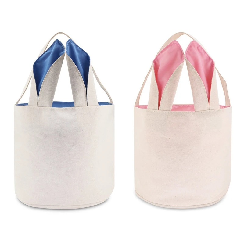 2 шт Пасхальный кролик корзина для ушей дизайн пасхальные сумки зайчики заячьи