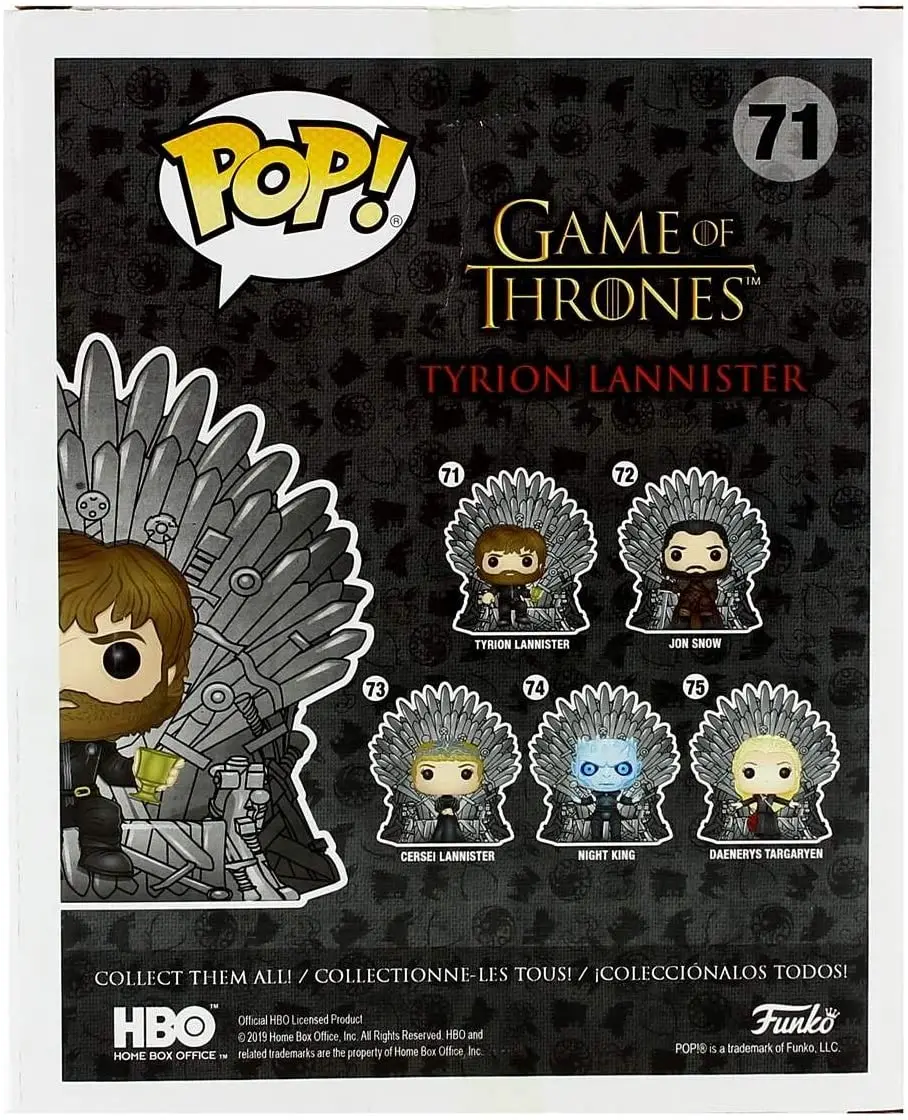 Ручная фигурка Funko Игра престолов мать дракона Джон ночной король троны | Игрушки