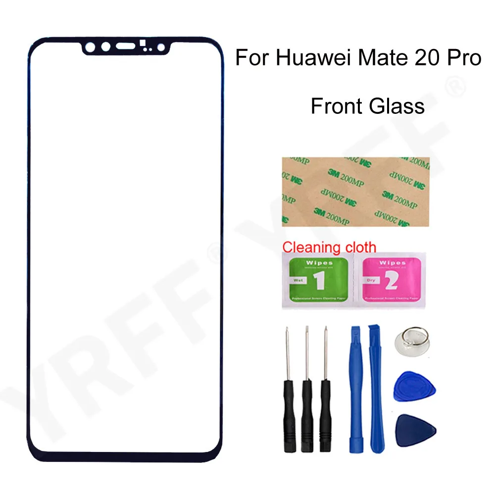

6.39'' Outer Glass Screen Panel For Huawei Mate 20 Pro (No LCD Touch Screen) Front Glass Panel Assembly Parts