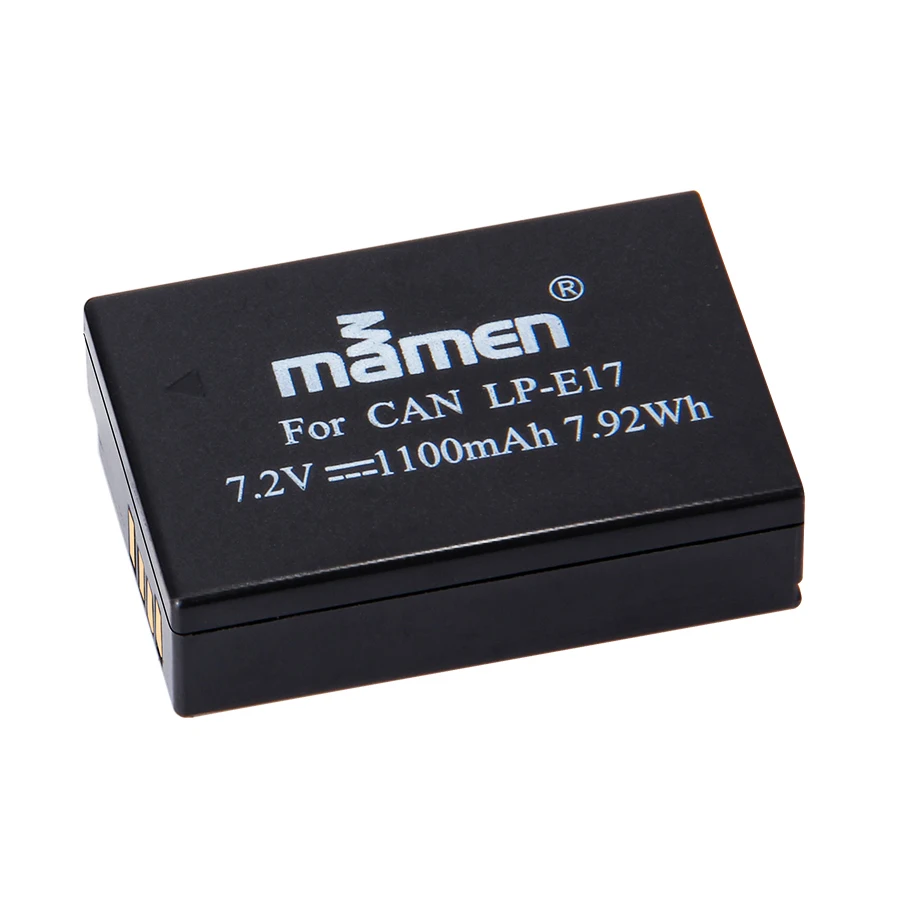 Mamen Перезаряжаемые LP-E17 LPE17 цифровой Камера литий Батарея Зарядное устройство для цифровой однообъективной зеркальной камеры Canon EOS M3 M5 M6 200D T6I T6S 750D 760D 77D X8I