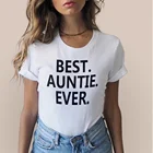 Лучший подарок для тети, женская футболка с надписью I Love My, футболка тети для тети, забавная Женская футболка для сестры, рождественский подарок, тетя