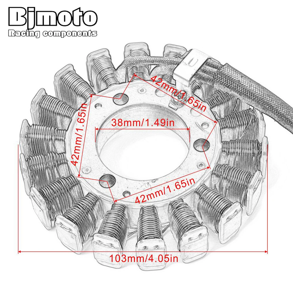 Катушка статора двигателя ATV 32101 38302 для Suzuki GN 250 GN250 1982 2001 TU250 TU 1997 2013 2014 2015 2016