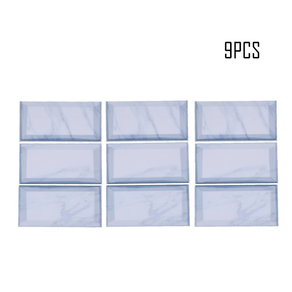 Самоклеящиеся 3D наклейки на стену 9 шт. обои с имитацией кирпича и мрамора