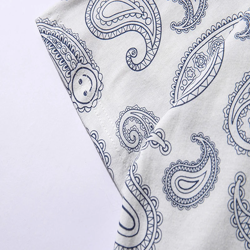 

ELKMU Hip Hop Streetwear Bandana T-shirt Men Summer Short Sleeve Tees Tops Cotton Fashion Harajuku Black Tshirt Male HE934