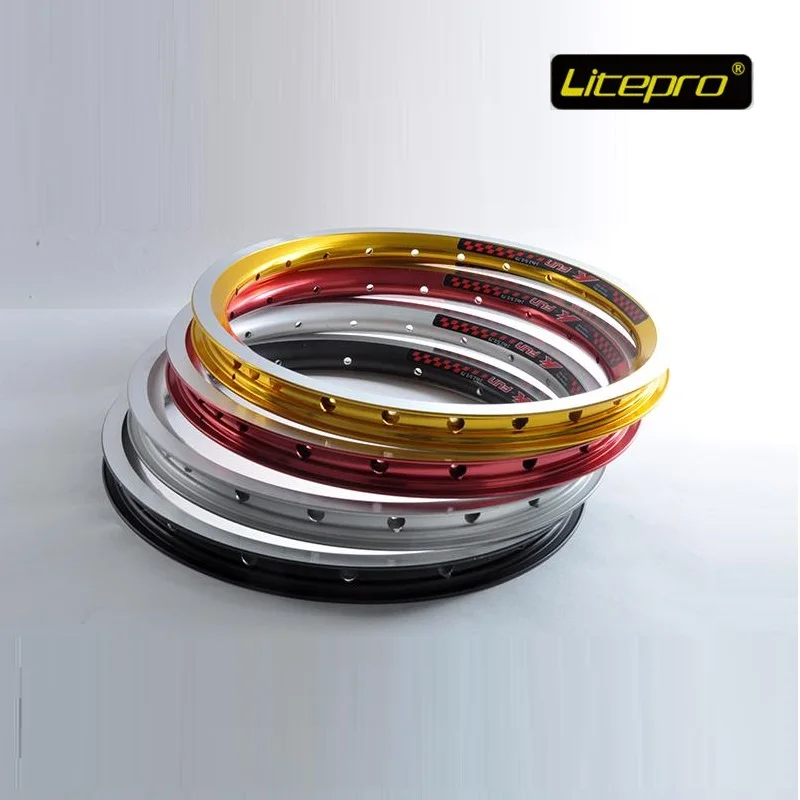 Колесо Велосипедное складное Litepro 14 дюймов 254 K fun 16/20/28 отверстий|bike rim|28 hole rim20 bike rim