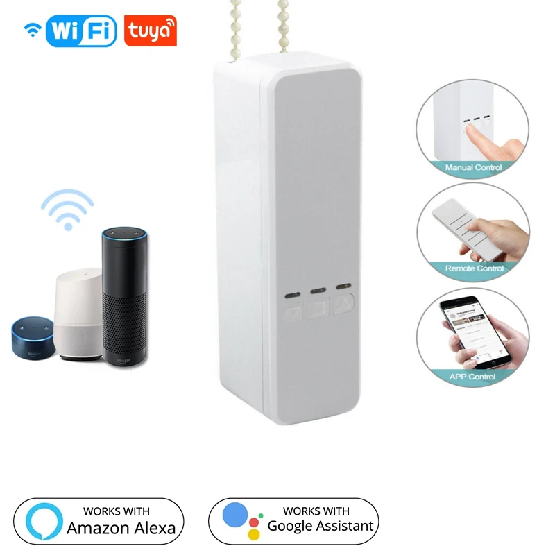 

Tuya Smart Life WiFi Roller Shade Driver DIY Roller Shutter Motor Smart Home Work With Alexa Google Assistant Voice Control