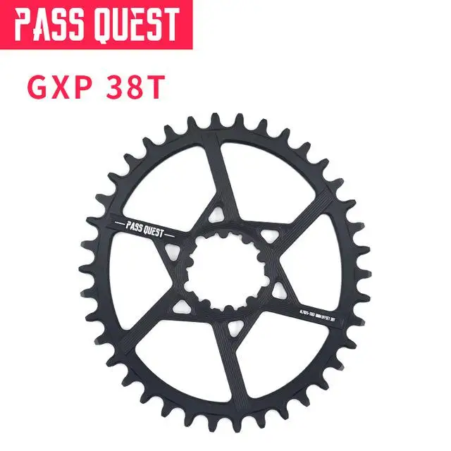 Пасс QUEST SRAM gx xx1 eagle GXP MTB овальная узкая широкая Цепь 32 T-40 T велосипедная Звездочка для велосипеда/цепное колесо 0 мм офсетный коленчатый набор - Цвет: 38T