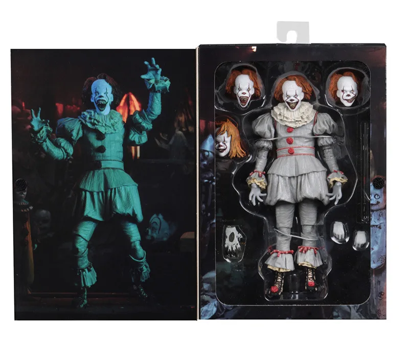 7 дюймов 18 см 4 типа NECA Pennywise Джокер фигурка игрушка кукла ужас подарок на Хэллоуин