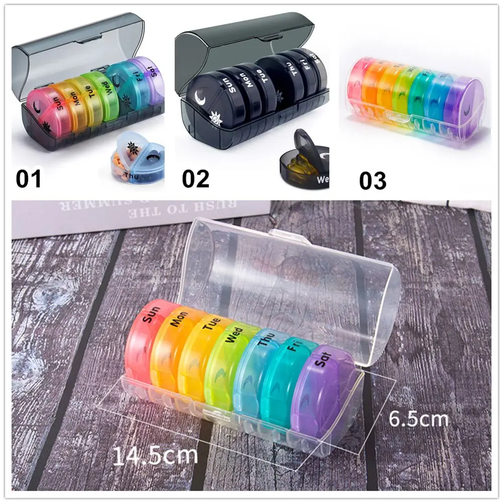 Органайзер для таблеток большой емкости 2 раза в день утром и ночь | Дом сад
