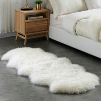 soft faux fur wool carpet for living room sofa cushion fluffy bedside rug plush bedroom decoration cover door window bay mat
