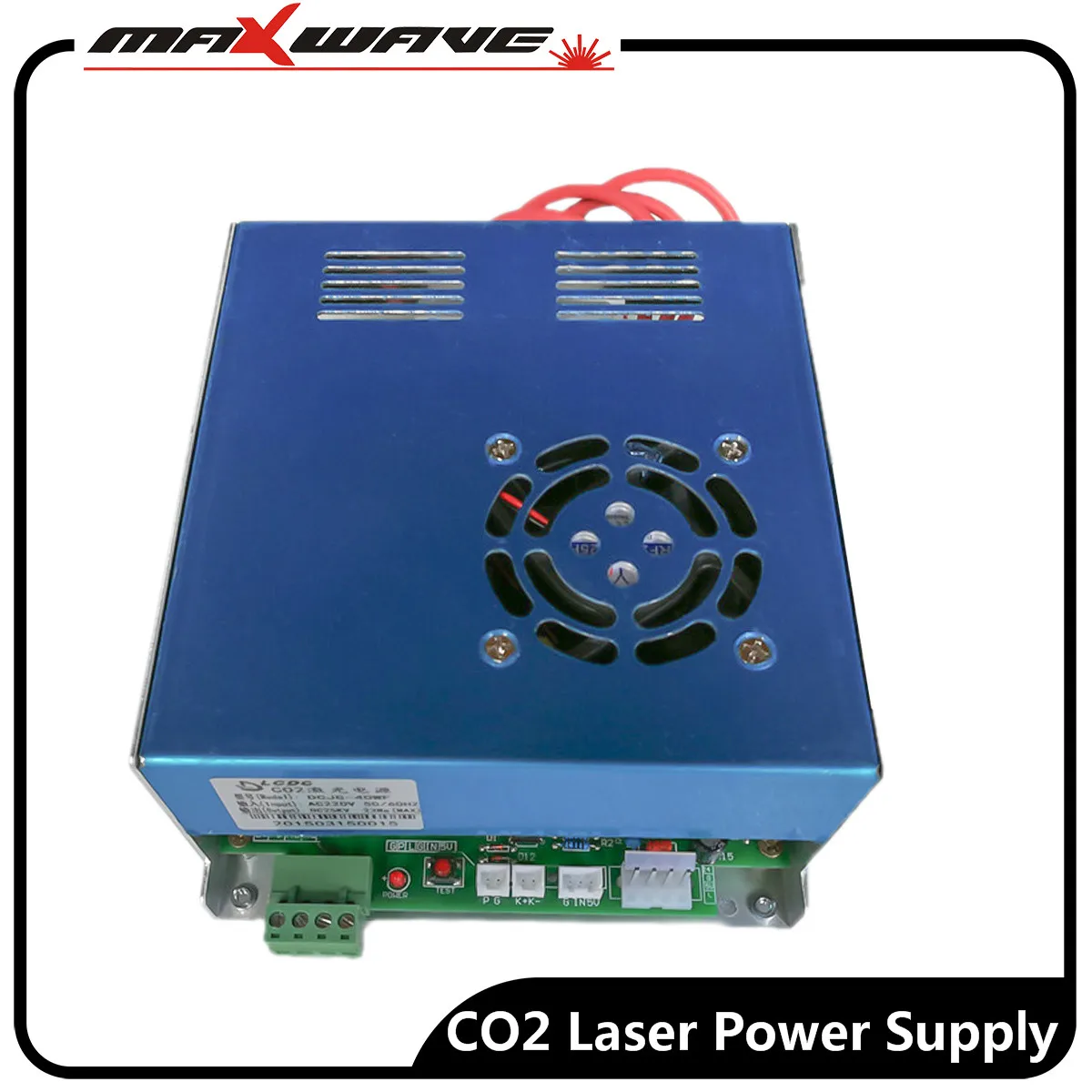 Maxwave 60 Вт CO2 лазерный источник питания MYJG 60WT 110 V/220 V для лазерной трубки