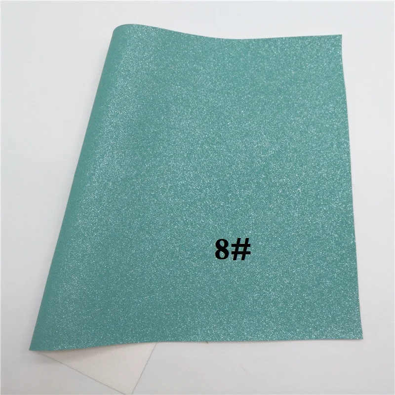 8 Glitterwishcome 21X29 см А4 Размер сказочная пыль микро блестящая кожа, блестящая искусственная кожа ткань, синтетическая кожа для бантов, GM489A - Цвет: 8