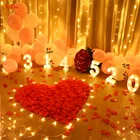 100-5000 шт. Искусственные Розы Декоративные лепестки красочные свадебные романтические шелковые розы цветок для свадебного украшения искусственные лепестки 5Z