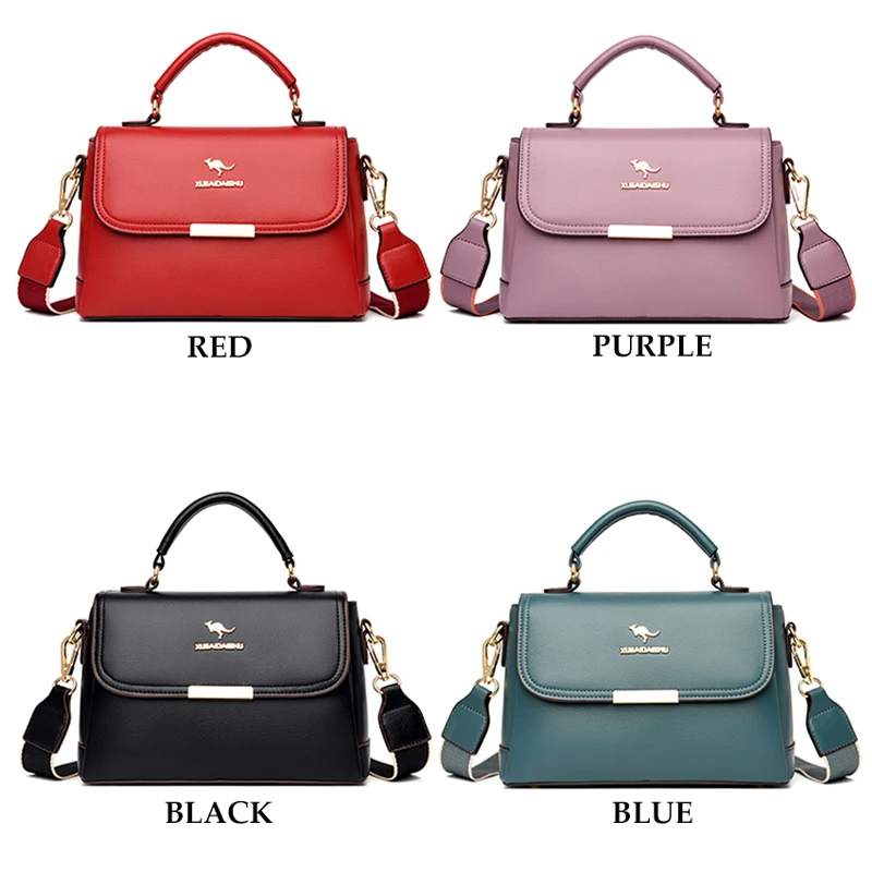 Fashion Ladies Hand Bag High Quality Leather Handbags Designer Crossbody Bag Famous Brand Shoulder Messenger Bag Female Sac