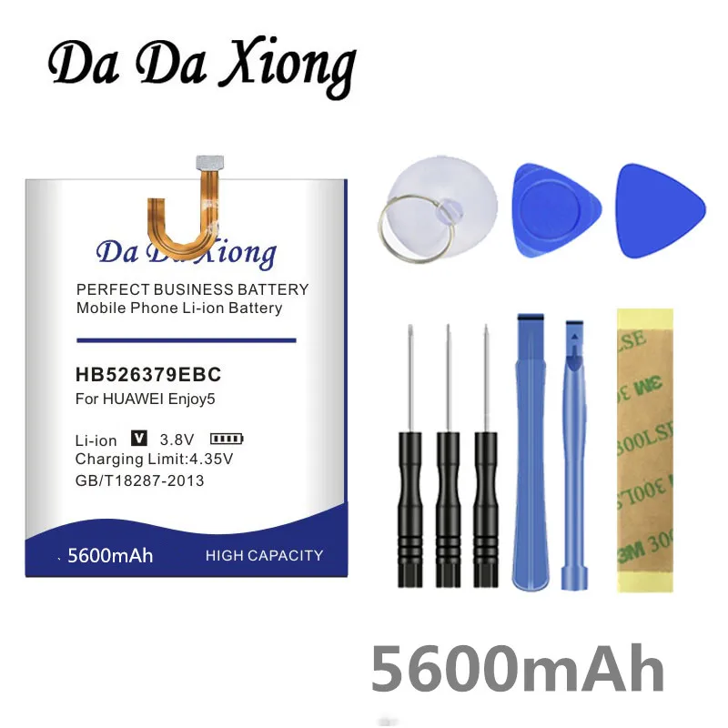 Аккумулятор Da Xiong 5600 мАч HB526379EBC для Huawei Ascend Enjoy 5 Enjoy5 TIT AL00 CL10|battery for huawei|battery forhuawei ascend