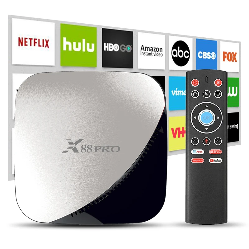 Приставка Smart Android 9,0 9 tv box 4K 4096x2160 HDR USB 3,0 HDMI 2,0 для 4K@ 60 Гц DDR3 Поддержка 3D видео