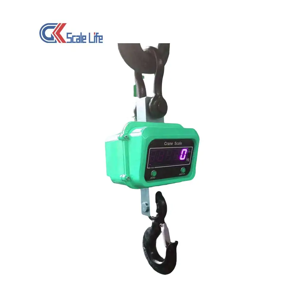

5000kg hanging digital crane scale hook weighing scale