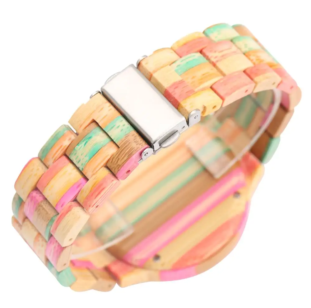 

New Fashion Men Women Touch Screen LED Watch Colorful Wooden Bracelet LED Watch Digital Electronic Clock Male Sports Watches