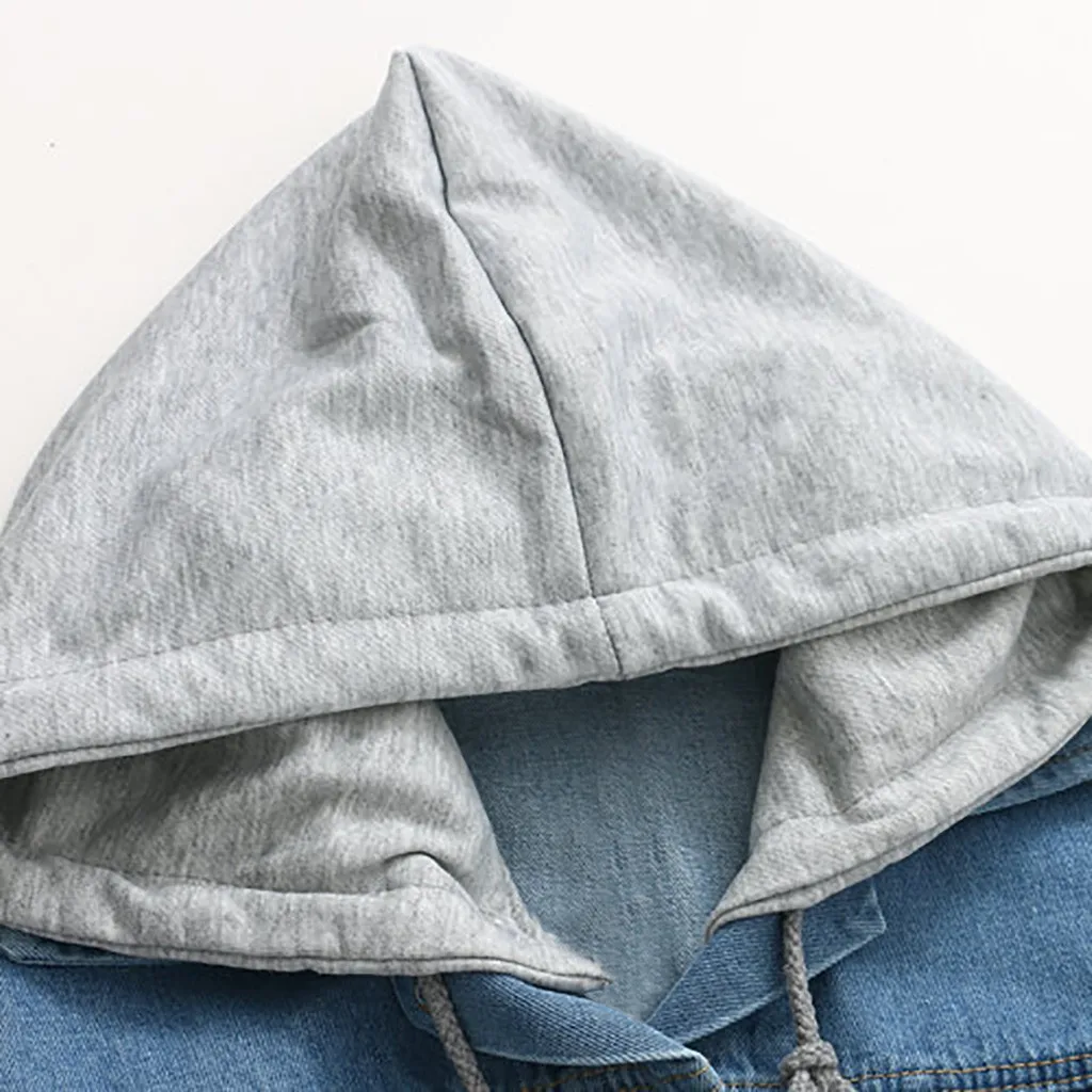 Джинсовая куртка Женская Повседневная джинсовая с длинным рукавом Джинсовое