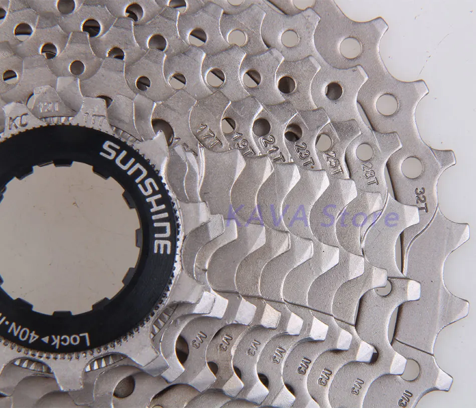 SUNSHINE 11S 11-32T Free Wheels Road Bicycle Flywheel Steel 11 Speed Cassette Sprocket 11-32T Compatible for Parts R9100 R8000