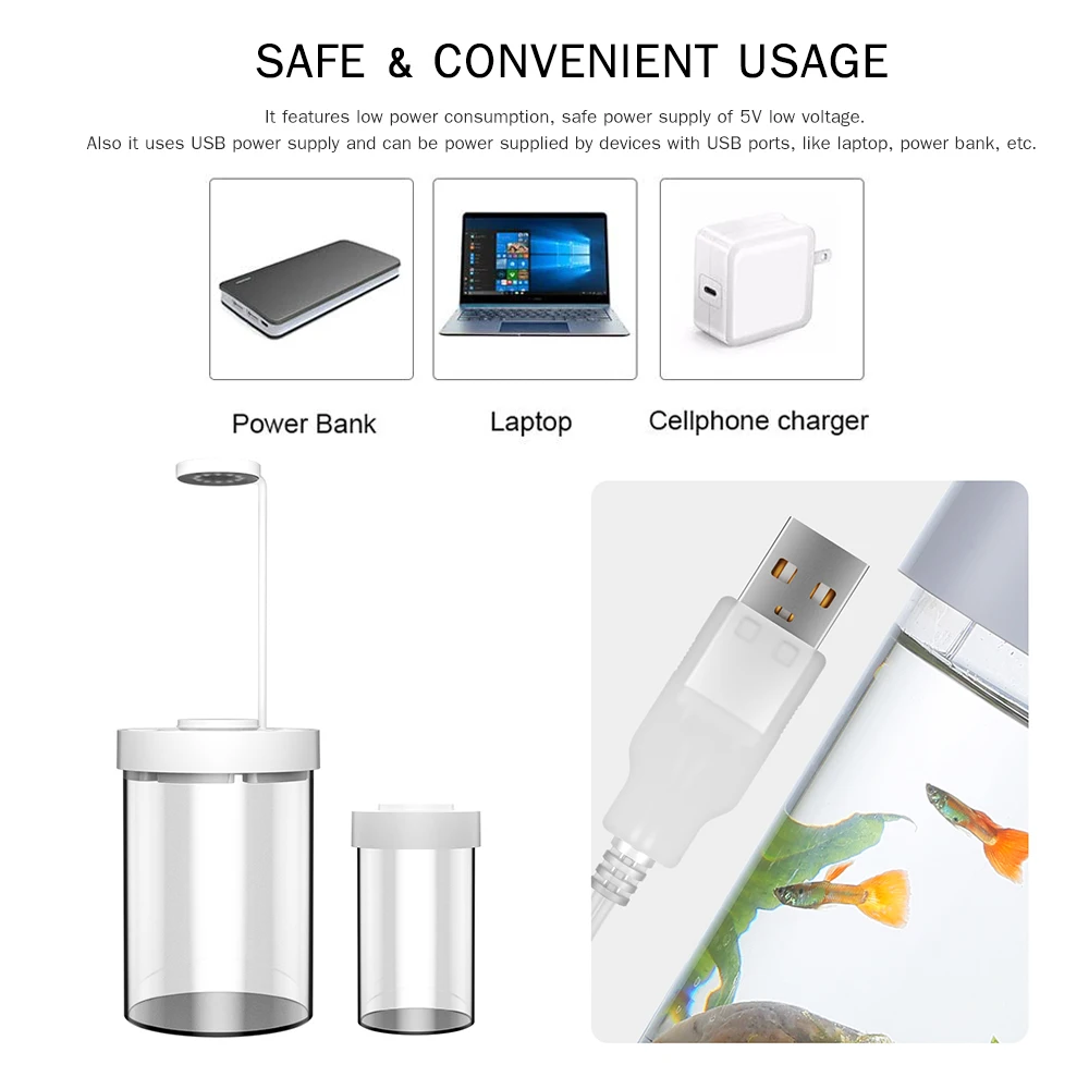 Декоративный экологичный аквариум многофункциональный с функцией уничтожения