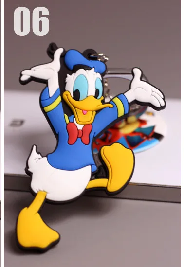 Фигурка ститча Disney игрушечные брелки Микки Маус Дональд брелок утка аниме для