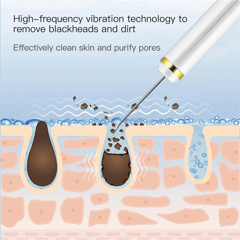 

Ultrasonic Skin Scrubber Deep Cleaner Blackhead Removal Exfoliate LED Facial Photon Light Therapy EMS Lifting Beacuty Machine